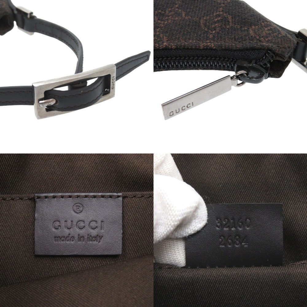 GUCCI Authentic Brown Canvas Bag - Picture 5 of 5